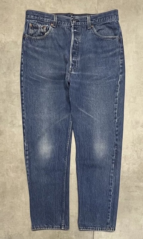 90'S LEVIS 501 デニム インディゴ W36L30 USA製 (VINTAGE)「Bottoms」入荷しました。