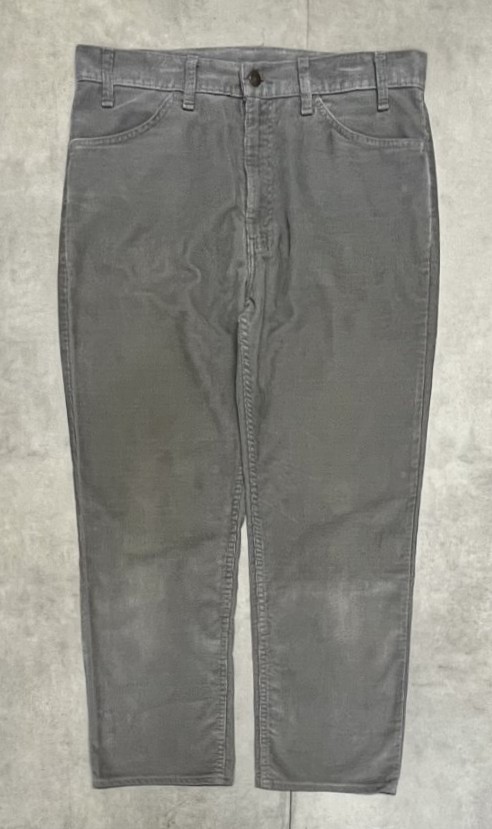 80'S LEVIS 519 コーデュロイパンツ グレー W36L31 USA製 (VINTAGE)「Bottoms」入荷しました。