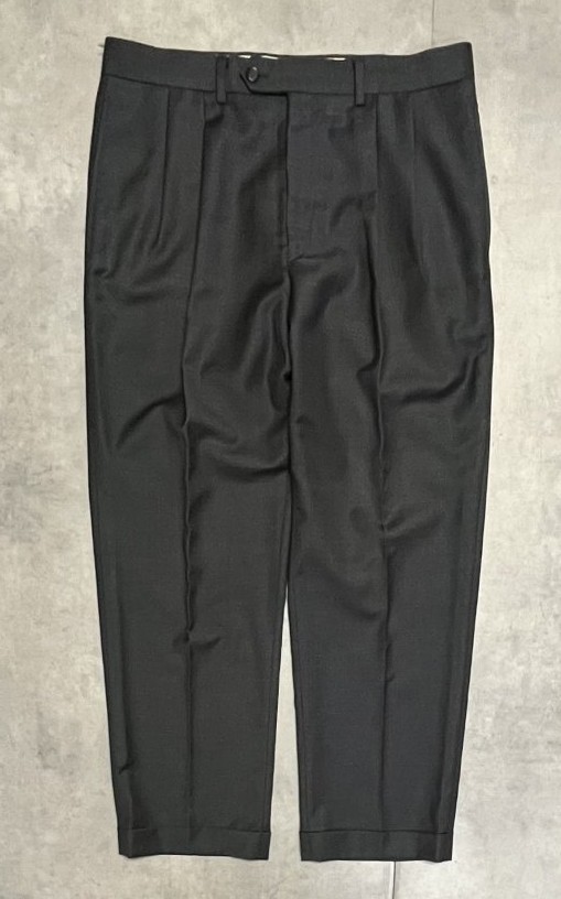 RALPH LAUREN SUPER120'S/カシミア ツープリーツ スラックス チャコール (VINTAGE)「Bottoms」入荷しました。
