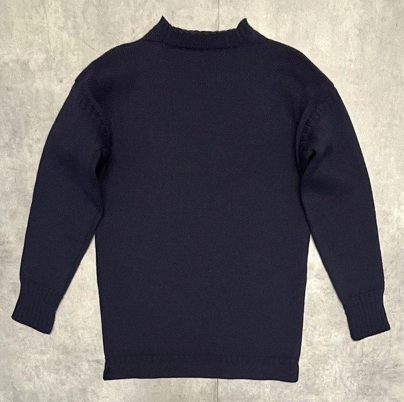 80'S LE TRICOTEUR 旧タグ ガンジーセーター ネイビー イギリス（ガンジーアイランド）製 (VINTAGE)「Knit」入荷しました。
