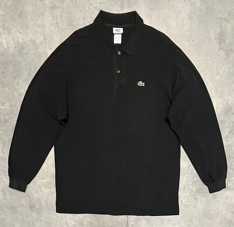 90'S CHEMISE LACOSTE 長袖 ポロシャツ ブラック フランス製 (VINTAGE)「L/S Shirt」入荷しました。