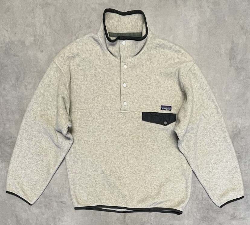 90'S PATAGONIA "SYNCHILLA SNAP-T" プルオーバー フリースジャケット オートミール メキシコ製 (VINTAGE)「Jacket」入荷しました。