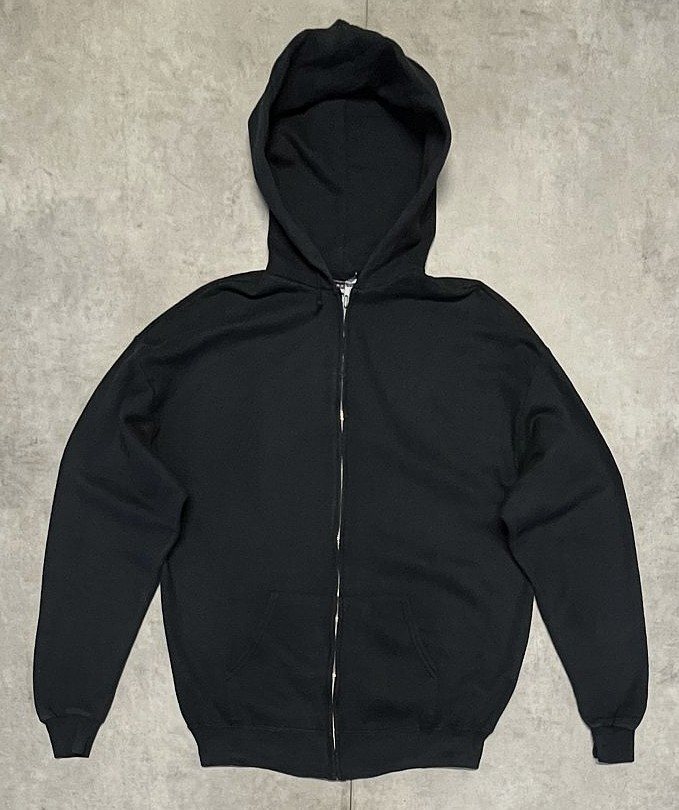 90'S JERZEES フルジップ スウェットパーカー アルミジップ ブラック (VINTAGE)「Parka」入荷しました。
