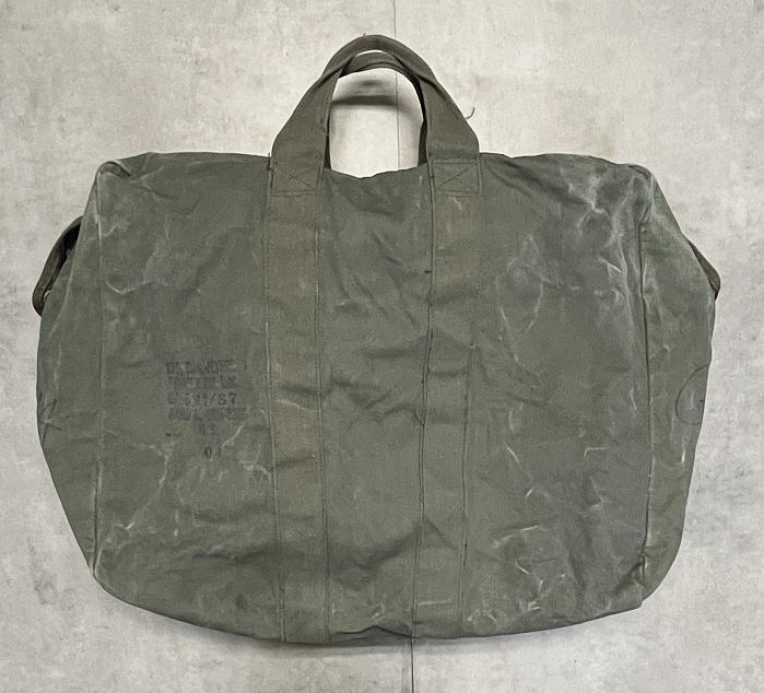 80'S アメリカ軍 USAF コットンキャンバス フライヤーズキットバッグ オリーブ (VINTAGE)「Bag」入荷しました。