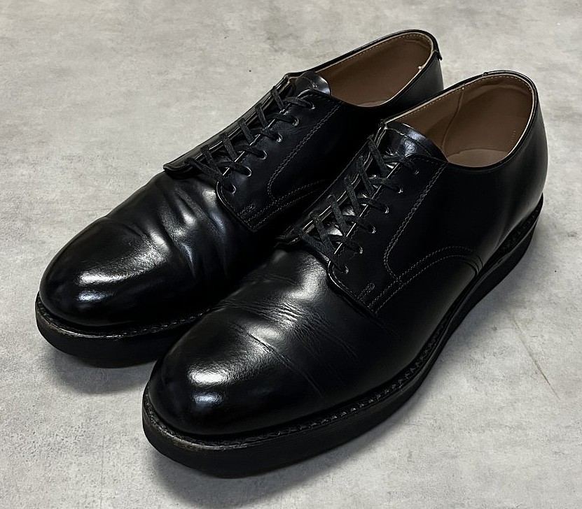80'S THOROGOOD 6アイレット レザー ポストマンシューズ ブラック USA製 (VINTAGE)「Shoes」入荷しました。
