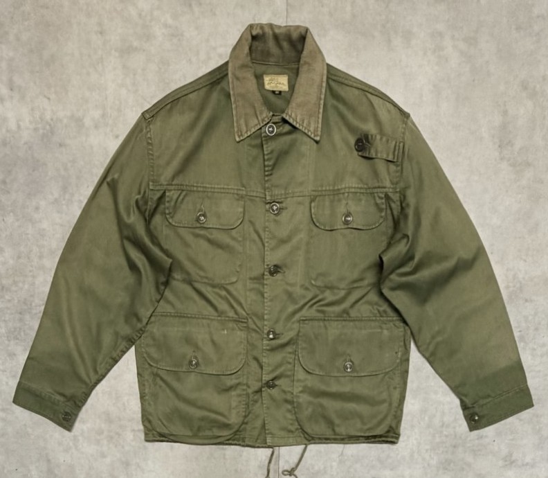 60'S LL Bean "筆記体タグ" ワーデンジャケット オリーブ USA製 (VINTAGE)「Jacket」入荷しました。