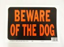 画像: USA製 プラスチックサインプレートステッカー BEWARE OF THE DOG  「Accessorie」 入荷しました。