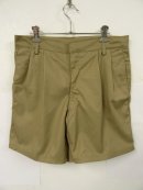 画像: イタリア軍 A.M.I. プリーツ入り チノショーツ (DEADSTOCK) 「Shorts」 入荷しました。