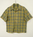 画像: 60'S オープンカラー チェック 半袖シャツ (VINTAGE) 「S/S Shirt」 入荷しました。