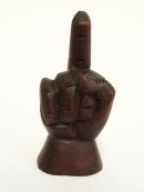 画像: ウッド ハンドサイン オブジェ L (ANTIQUE) 「Antique Goods」 入荷しました。