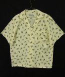 画像: Monsieur Bon Homme レコード柄 半袖 オープンカラーシャツ (VINTAGE) 「S/S Shirt」 入荷しました。