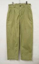 画像: 60'S フランス軍 ツープリーツ チノパンツ (VINTAGE) 「Bottoms」 入荷しました。