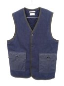 画像: APOLIS GLOBAL CITIZEN インディゴ ウールベスト USA製 (USED) 「No Sleeve」 入荷しました。