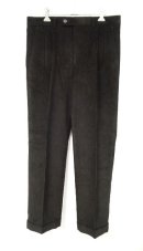 画像: LAUREN RALPH LAUREN ツープリーツ コーデュロイパンツ BLACK (NEW) 「Bottoms」 入荷しました。
