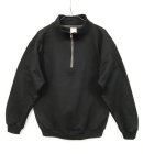 画像: GILDAN 1/4 ジップ カデットカラー スウェット BLACK (NEW) 「Sweat Shirt」 入荷しました。