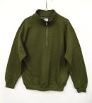 画像: GILDAN 1/4 ジップ カデットカラー スウェット OLIVE (NEW) 「Sweat Shirt」 入荷しました。