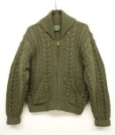 画像: POLO COUNTRY ショールカラー ジップ付き アランセーター (USED) 「Knit」 入荷しました。