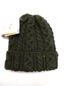 画像: HIGHLAND 2000 ケーブル編み ニットキャップ DK GREEN イギリス製 (NEW) 「Cap」 入荷しました。