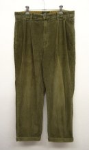 画像: 90'S CLUB ROOM ツープリーツ 太畝 コーデュロイパンツ (USED) 「Bottoms」 入荷しました。