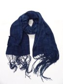 画像: アフリカン インディゴ ファブリック Mサイズ DK INDIGO (ANTIQUE) 「Accessorie」 入荷しました。