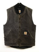画像: 90'S CARHARTT 裏地キルティング ダックベスト BLACK (VINTAGE) 「No Sleeve」 入荷しました。