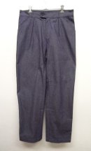 画像: イタリア軍 プリーツ入り デニムパンツ (DEADSTOCK) 「Bottoms」 入荷しました。