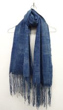 画像: アフリカン インディゴ ファブリック ストール Mサイズ LT INDIGO (ANTIQUE) 「Antique Goods」 入荷しました。