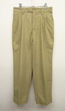 画像: RED KAP ツープリーツ ワークパンツ BEIGE W30 (USED) 「Bottoms」 入荷しました。
