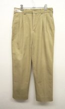 画像: RED KAP ツープリーツ ワークパンツ BEIGE W31 (USED) 「Bottoms」 入荷しました。