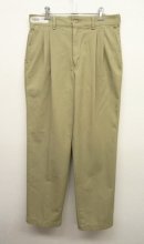 画像: RED KAP ツープリーツ ワークパンツ BEIGE W33 (USED) 「Bottoms」 入荷しました。