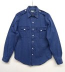 画像: RALPH LAUREN ミリタリーシャツ インディゴ (USED) 「L/S Shirt」 入荷しました。