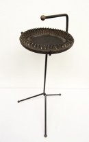 画像: ミッドセンチュリー スチール製 スタンド付き 灰皿 (ANTIQUE) 「Antique Goods」 入荷しました。