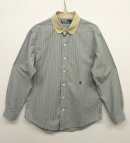 画像: RALPH LAUREN ラウンドカラー ストライプシャツ (USED) 「L/S Shirt」 入荷しました。