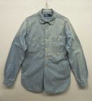 画像: RALPH LAUREN マチ＆チンスト付き ラウンドカラー シャンブレーシャツ (USED) 「L/S Shirt」 入荷しました。