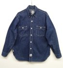 画像: POST OVERALLS チンスト＆マチ付き デニム ワークシャツ USA製 (USED) 「L/S Shirt」 入荷しました。