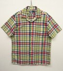 画像: 90'S RALPH LAUREN オープンカラー 半袖ボックスシャツ チェック柄 (VINTAGE) 「S/S Shirt」 入荷しました。