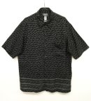 画像: 90'S CRAZY HORSE レーヨン 半袖シャツ BLACK/WHITE (VINTAGE) 「S/S Shirt」 入荷しました。