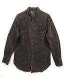 画像: RALPH LAUREN デニム ウエスタンシャツ BLACK (USED) 「L/S Shirt」 入荷しました。