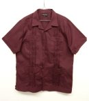 画像: ALBERTO CARDINALI 半袖 キューバシャツ BURGUNDY (NEW) 「S/S Shirt」 入荷しました。