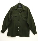画像: 90'S RALPH LAUREN オープンカラー レーヨン 長袖シャツ オリーブ無地 (VINTAGE) 「L/S Shirt」 入荷しました。