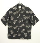 画像: VINTAGE SILK シルク オープンカラー 半袖シャツ チャコール/パイナップル柄 (VINTAGE) 「S/S Shirt」 入荷しました。