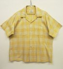 画像: 60'S ARROW 半袖 オープンカラーシャツ チェック柄 USA製 (VINTAGE) 「S/S Shirt」 入荷しました。