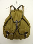 画像: 70'S ユーロミリタリー キャンバス/レザー バックパック (VINTAGE) 「Bag」 入荷しました。