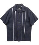 画像: HAGGER リネン/レーヨン 半袖 オープンカラーシャツ NAVY (VINTAGE) 「S/S Shirt」 入荷しました。