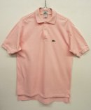 画像: アメリカ製 LACOSTE ポロシャツ PINK (VINTAGE) 「S/S Polo」 入荷しました。