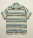 画像: 60'S TRUVAL 半袖 オープンカラーシャツ ボーダー柄 (VINTAGE) 「S/S Shirt」 入荷しました。