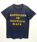 画像: 80'S UNKNOWN 綿ポリ フロッキープリント Tシャツ ネイビー (VINTAGE) 「T-Shirt」 入荷しました。