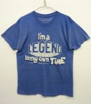 画像: 80'S UNKNOWN 綿ポリ プリント Tシャツ ブルー (VINTAGE) 「T-Shirt」 入荷しました。