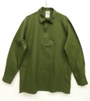画像: スウェーデン軍 M55 裾スクエア ミリタリーシャツ オリーブ (DEADSTOCK) 「L/S Shirt」 入荷しました。