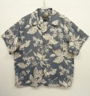 画像: PATALOHA 半袖 アロハシャツ ブルーベース/リーフ柄 (VINTAGE) 「S/S Shirt」 入荷しました。